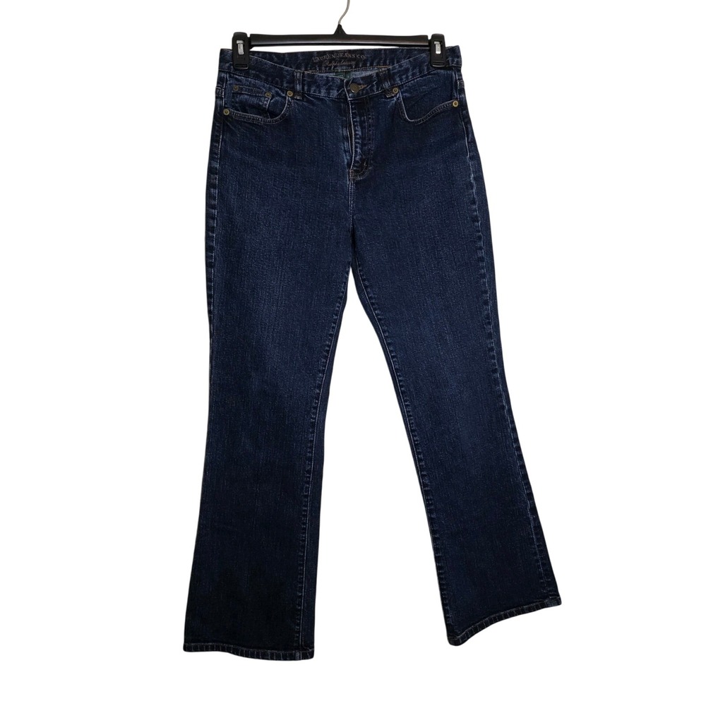 Lauren Jeans Co. Ralph Lauren Classic Bootcut Denim Jeans Dark Wash Sz 10
